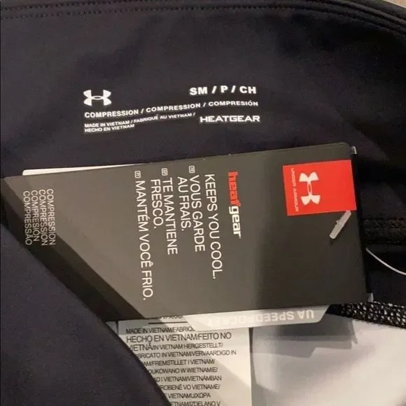 NWT Under Armour Speedpocket Run Printed Crop S - Picture 6 of 11